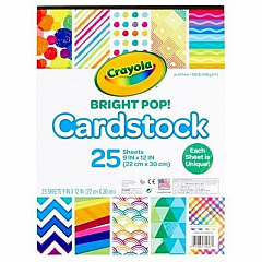 Crayola Pastel Cardstock Greeting Card, Gift, Cardmaking, Decoration - 25 Piece(s) - Patterns - Pastel - 25 / Pack (990053) Crayola Pastel Cardstock Greeting Card, Gift, Cardmaking, Decoration - 25 Piece(s) - Patterns - Pastel - 25 / Pack (990053)