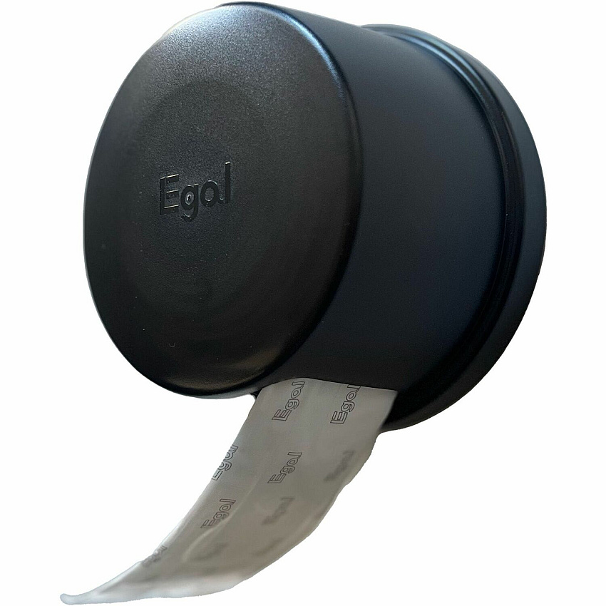 Egal Roll Sanitary Napkin Dispenser 1 x Roll - Black - Refillable, Compact, Key Lock, Tamper Resistant, Durable - 1 Each (3101)