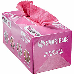 Monarch Smart Rags Microfiber Cloths For Institutional, Automotive, Office, Healthcare, Household, Garage, Breakroom, Factory, Hospital - Heavy Duty, Reusable, Streak-free, Lint-free, Dirt Resistant, Grime Resistant - Pink - 50 / Box (M930P) Monarch Smart Rags Microfiber Cloths For Institutional, Automotive, Office, Healthcare, Household, Garage, Breakroom, Factory, Hospital - Heavy Duty, Reusable, Streak-free, Lint-free, Dirt Resistant, Grime Resistant - Pink - 50 / Box (M930P)