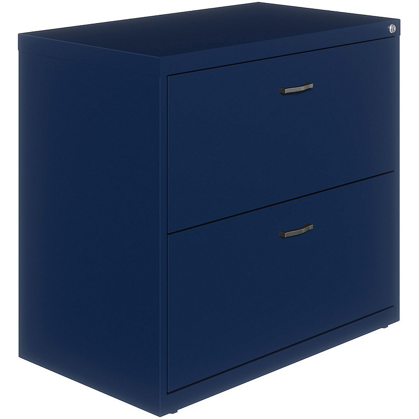 NuSparc 2-Drawer Lateral File 30" Width x 17.6" Depth x 27.7" Height - 2 x Drawer(s) for File - Letter - Lateral - Interlocking, Anti-tip, Ball Bearing Slide, Ball-bearing Suspension, Removable Lock, Leveling Glide, Adjustable Glide, Durable,  (LF218AANY)