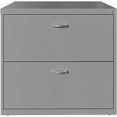NuSparc 2-Drawer Lateral File 30" Width x 17.6" Depth x 27.7" Height - 2 x Drawer(s) for File - Letter - Lateral - Interlocking, Anti-tip, Ball Bearing Slide, Ball-bearing Suspension, Removable Lock, Leveling Glide, Adjustable Glide, Durable,  (LF218AASR)