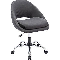 NuSparc Resimercial Lounge/Task Chair Neutral Gray Seat Color - Fabric Seat Material - Low Back - 5-star Base - Gray - 1 Each (CH305FNGY)