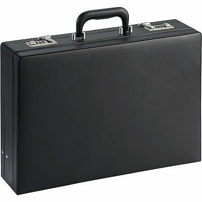 NuSparc Carrying Case (Attach&eacute;) Document, Paper, Business Card, Pen - Black Vinyl Body - 12.5" Height x 17.5" Width x 4" Depth - 1 Each (BC100ZZBK)