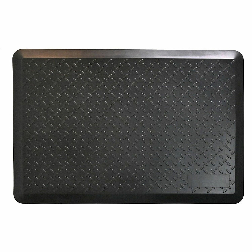 Lorell Workstation Mat Workstation - 36" Length x 24" Width - Polyurethane Foam - Black - 1 Each (LLR99527)