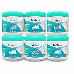 Bright Air Super Odor Eliminator Air Freshener 14 fl oz (0.4 quart) - Linen & Spring Breeze - 90 Day - Cruelty-free, Phthalate-free, Triclosan-free, BHT Free - 6 / Carton (901046CT) Bright Air Super Odor Eliminator Air Freshener 14 fl oz (0.4 quart) - Linen & Spring Breeze - 90 Day - Cruelty-free, Phthalate-free, Triclosan-free, BHT Free - 6 / Carton (901046CT)
