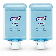 PURELL® ES10 Antimicrobial Foaming Hand Soap 1.27 quart - Touchless Dispenser - Kill Germs, Dirt Remover, Soil Remover - Hand - Moisturizing - Clear - Dye-free, Phthalate-free, Paraben-free, Triclosan-free, Bio-based, Scented - 2 / Carton (838202) PURELL® ES10 Antimicrobial Foaming Hand Soap 1.27 quart - Touchless Dispenser - Kill Germs, Dirt Remover, Soil Remover - Hand - Moisturizing - Clear - Dye-free, Phthalate-free, Paraben-free, Triclosan-free, Bio-based, Scented - 2 / Carton (838202)