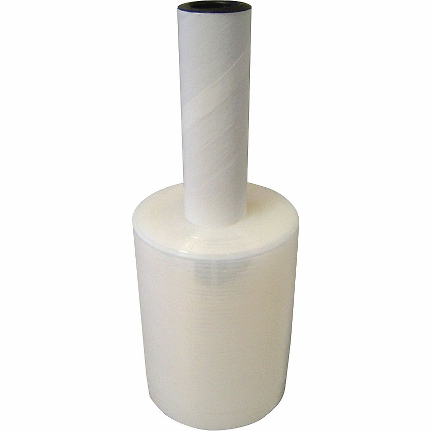 WP Extended Core Pallet Wrap 5" Width x 1000 ft Length - Handle, Disposable - Clear - 15 / Carton (DSB02)