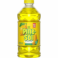 Pine-Sol Multi-Surface Cleaner For Multi Surface - Concentrate - Liquid - 40 fl oz (1.3 quart) - Lemon Fresh Scent - Deodorize, Disinfectant, Dilutable - Yellow - 1 Each (60165)