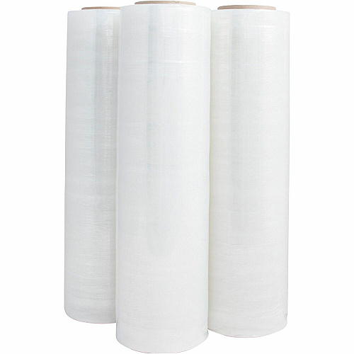 WP Pallet-Tite Cast Stretch Wrap 15" Width x 1500 ft Length - Strong - Linear Low-Density Polyethylene (LLDPE), Polyethylene - Clear - 4 / Carton (PSF02)