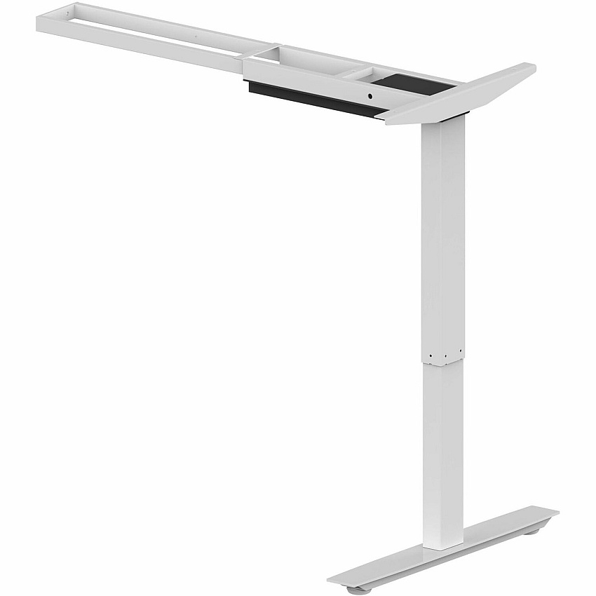 Lorell Sit-Stand 3rd-Leg Base Silver Base - 275 lb Capacity - Height Adjustable - 45" Height x 51.60" Width x 26.40" Depth - Assembly Required - 1 Each (LLR25931)