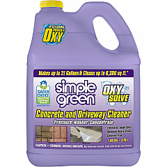 Simple Green Concrete/Driveway Cleaner Concentrate For Concrete, Patio, Masonry - Concentrate - Liquid - 128 fl oz (4 quart) - Bleach-free, Fast Acting, Non-flammable - Purple - 1 Each (18233) Simple Green Concrete/Driveway Cleaner Concentrate For Concrete, Patio, Masonry - Concentrate - Liquid - 128 fl oz (4 quart) - Bleach-free, Fast Acting, Non-flammable - Purple - 1 Each (18233)