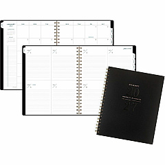 At-A-Glance Signature Lite Weekly Monthly Planner Monthly, Weekly - 12 Month - January 2027 to December 2027 - 1 Week, 1 Month Double Page Layout - 8 1/2" x 11" Sheet Size - Wire Bound - Black - Black Cover - 1 Each (YP905L05) At-A-Glance Signature Lite Weekly Monthly Planner Monthly, Weekly - 12 Month - January 2027 to December 2027 - 1 Week, 1 Month Double Page Layout - 8 1/2" x 11" Sheet Size - Wire Bound - Black - Black Cover - 1 Each (YP905L05)