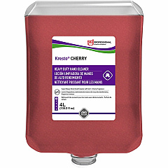 Kresto Super Heavy-Duty Hand Cleaner Cherry Scent - 1.06 gal - Oil Remover, Grease Remover, Carbon Remover, Lubricant Remover, Lacquer Remover, Resin Remover, Soil Remover, Residue Remover, Odor Remover - Hand, Skin, Industrial - Red - Heavy Dut (KCH4LTR) Kresto Super Heavy-Duty Hand Cleaner Cherry Scent - 1.06 gal - Oil Remover, Grease Remover, Carbon Remover, Lubricant Remover, Lacquer Remover, Resin Remover, Soil Remover, Residue Remover, Odor Remover - Hand, Skin, Industrial - Red - Heavy Dut (KCH4LTR)