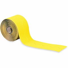 Pacon® Bordette Decorative Borders Skill Learning: Decoration - Pre-scalloped Shape - Fade Resistant, Sturdy, Recyclable, Corrugated - 2.25" Width x 600" Length - Canary - 1 Roll (P0037086) Pacon® Bordette Decorative Borders Skill Learning: Decoration - Pre-scalloped Shape - Fade Resistant, Sturdy, Recyclable, Corrugated - 2.25" Width x 600" Length - Canary - 1 Roll (P0037086)