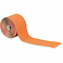 Dixon Bordette Decorative Borders Skill Learning: Decoration - Fade Resistant, Recyclable - 600" Length - Orange - 1 Roll (P0037106)