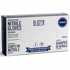 Remcoda Disposable Nitrile Gloves 3 mil Thickness - Small Size - Nitrile - Blue - Durable, Comfortable - 100 / Box (NIT101S)