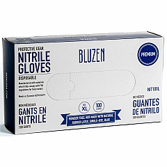 Remcoda Extra-Strength Nitrile Gloves 4 mil Thickness - Chemical Protection - X-Large Size - For Right/Left Hand - Nitrile - Blue - Durable, Comfortable, Extra Strength, Snug Fit, Chemical Resistant, Latex-free - 100 / Box (NIT103XL)