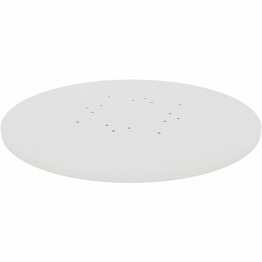 Lorell Hospitality/Conference Tabletop Round - x 1" Thickness x 42" Diameter - Band Edge - White Table Top - Sturdy - For Reception Area, Conference Table, Breakroom, Lobby, Meeting, Office - 1 Each (LLR99876)