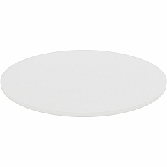 Lorell Hospitality/Conference Tabletop Round - x 1" Thickness x 48" Diameter - Band Edge - White Table Top - For Reception Area, Conference Table, Breakroom, Lobby, Meeting, Office - 1 Each (LLR99877) Lorell Hospitality/Conference Tabletop Round - x 1" Thickness x 48" Diameter - Band Edge - White Table Top - For Reception Area, Conference Table, Breakroom, Lobby, Meeting, Office - 1 Each (LLR99877)