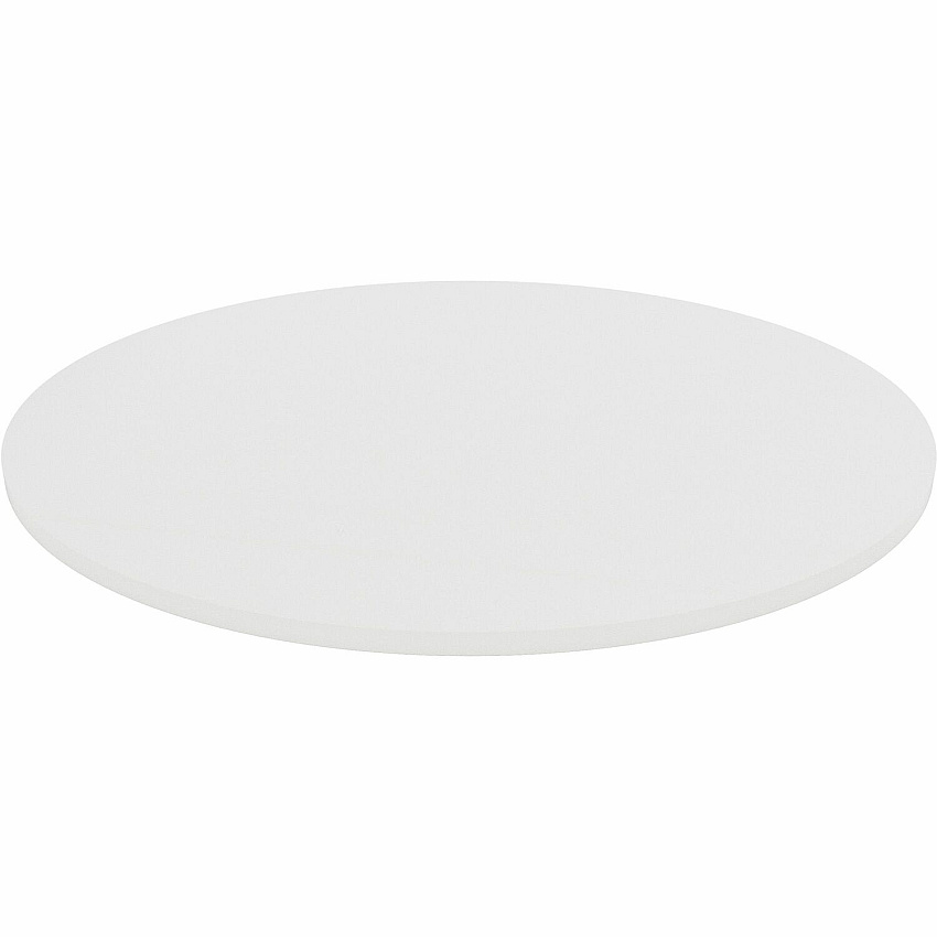 Lorell Hospitality/Conference Tabletop Round - x 1" Thickness x 48" Diameter - Band Edge - White Table Top - For Reception Area, Conference Table, Breakroom, Lobby, Meeting, Office - 1 Each (LLR99877)