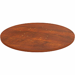 Lorell Hospitality/Conference Tabletop Round - x 1" Thickness x 36" Diameter - Band Edge - Cherry Table Top - For Reception Area, Conference Table, Breakroom, Lobby, Meeting, Office - 1 Each (LLR87323)