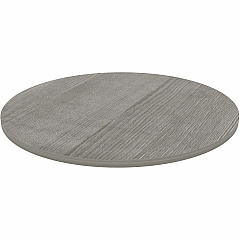 Lorell Hospitality/Conference Tabletop Round - x 1" Thickness x 36" Diameter - Band Edge - Weathered Charcoal Table Top - Sturdy - For Reception Area, Conference Table, Breakroom, Lobby, Meeting, Office - 1 Each (LLR69600)