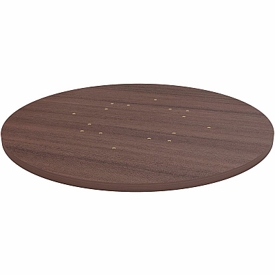 Lorell Hospitality/Conference Tabletop Round - x 1" Thickness x 36" Diameter - Band Edge - Espresso Table Top - Sturdy - For Reception Area, Conference Table, Breakroom, Lobby, Meeting, Office - 1 Each (LLR18258)