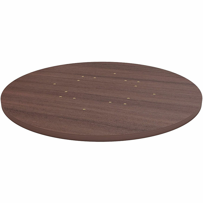 Lorell Hospitality/Conference Tabletop Round - x 1" Thickness x 36" Diameter - Band Edge - Espresso Table Top - Sturdy - For Reception Area, Conference Table, Breakroom, Lobby, Meeting, Office - 1 Each (LLR18258)