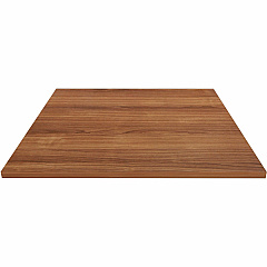 Lorell Hospitality/Conference Tabletop Square - 36" Width x 1" Thickness x 36" Length - Band Edge - Walnut Table Top - For Reception Area, Conference Table, Breakroom, Lobby, Meeting, Office - 1 Each (LLR69961) Lorell Hospitality/Conference Tabletop Square - 36" Width x 1" Thickness x 36" Length - Band Edge - Walnut Table Top - For Reception Area, Conference Table, Breakroom, Lobby, Meeting, Office - 1 Each (LLR69961)