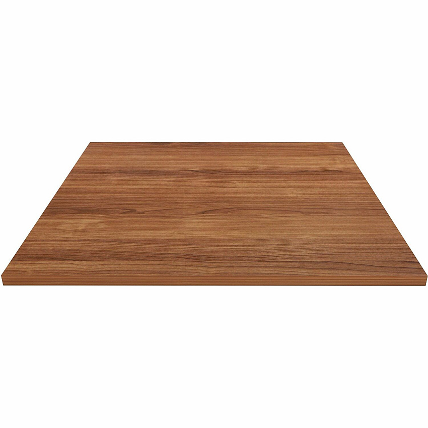 Lorell Hospitality/Conference Tabletop Square - 36" Width x 1" Thickness x 36" Length - Band Edge - Walnut Table Top - For Reception Area, Conference Table, Breakroom, Lobby, Meeting, Office - 1 Each (LLR69961)