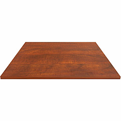 Lorell Hospitality/Conference Tabletop Square - 42" Width x 1" Thickness x 42" Length - Band Edge - Cherry Table Top - For Reception Area, Conference Table, Breakroom, Lobby, Meeting, Office - 1 Each (LLR87325)