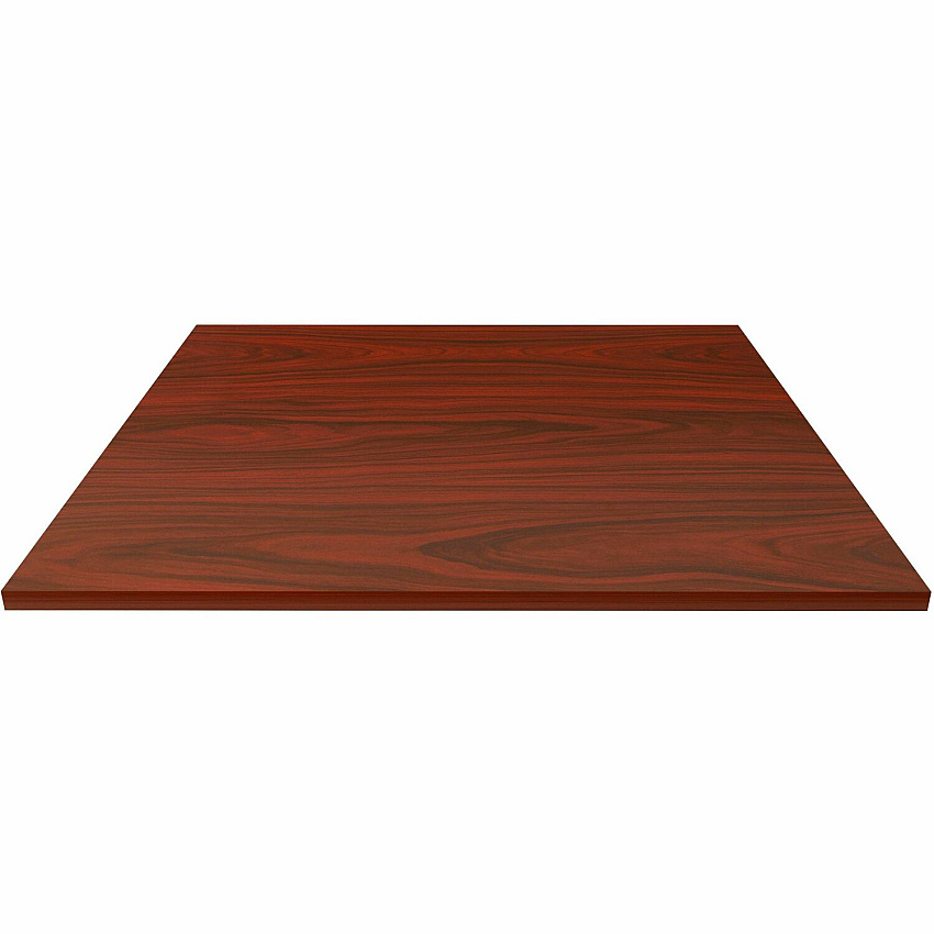 Lorell Hospitality/Conference Tabletop Square - 42" Width x 1" Thickness x 42" Length - Band Edge - Mahogany Table Top - For Reception Area, Conference Table, Breakroom, Lobby, Meeting, Office - 1 Each (LLR87244)