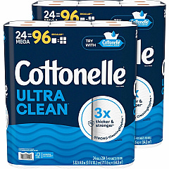 Kimberly-Clark Professional Ultra Clean Toilet Paper 1 Ply - White - Paper, Fiber - 24 Rolls Per Pack - 24 Pack - 2 / Carton (55492CT)