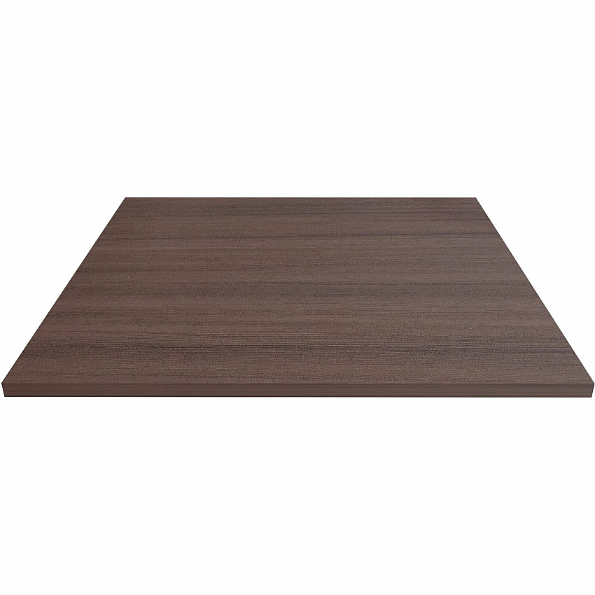 Lorell Hospitality/Conference Tabletop Square - 36" Width x 1" Thickness x 36" Length - Band Edge - Finish: Espresso - White Table Top - Sturdy - For Reception Area, Conference Table, Breakroom, Lobby, Meeting, Office - 1 Each (LLR18252)