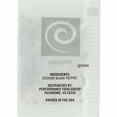 Sugar Foods Pepper Packets 0 oz - 1000/Bag - 3 / Carton (09288)