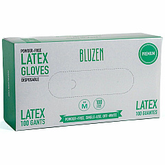 Remcoda Powder-Free Latex Gloves 4 mil Thickness - Medium Size - Latex - Off White - Powder-free, Comfortable, Excellent Grip - For Healthcare, General Purpose - 100 / Box (LAT101M)