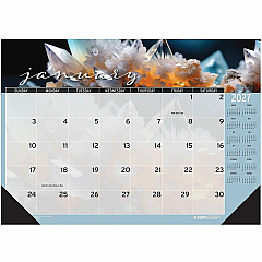House of Doolittle Recycled Macro View Desk Pad Desk - 12 Month - January 2027 to December 2027 - 1 Month Single Page Layout - 18 1/2" x 13" Sheet Size - Glue Top - Desk Pad - Multi - Paper - 1 Each (1486) House of Doolittle Recycled Macro View Desk Pad Desk - 12 Month - January 2027 to December 2027 - 1 Month Single Page Layout - 18 1/2" x 13" Sheet Size - Glue Top - Desk Pad - Multi - Paper - 1 Each (1486)