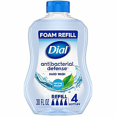 Dial Complete Foaming Hand Wash Spring Water Scent - 30 fl oz - Bottle Dispenser - Kill Germs - Hand - Recycled - 4 / Carton (35087CT) Dial Complete Foaming Hand Wash Spring Water Scent - 30 fl oz - Bottle Dispenser - Kill Germs - Hand - Recycled - 4 / Carton (35087CT)