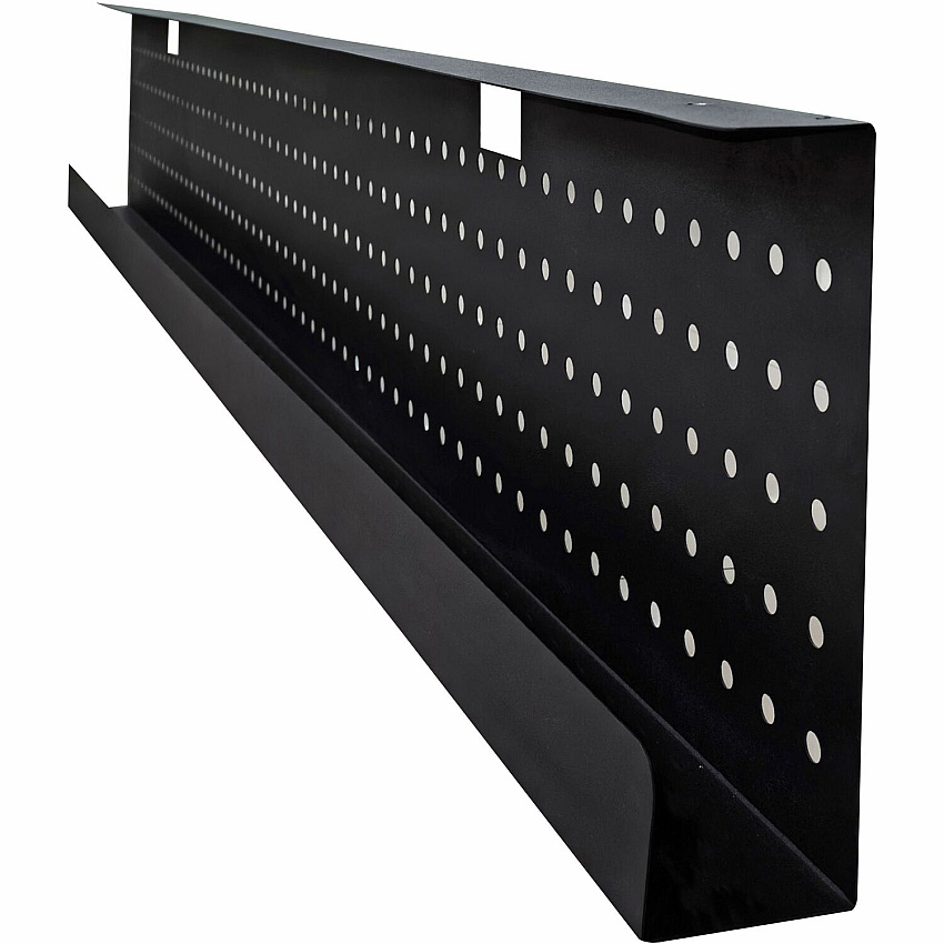 Lorell Invent Training Table Components 66" Width x 3" Depth x 10" Height x 39.37 mil Thickness - Durable - Steel - Black - 1 Each (LLR60815)