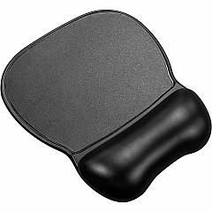 Compucessory Soft Skin Gel Wrist Rest & Mouse Pad 1" Height x 8.50" Width x 9.50" Depth - Black - Gel - Anti-slip - Mouse - 1 Each (23729) Compucessory Soft Skin Gel Wrist Rest & Mouse Pad 1" Height x 8.50" Width x 9.50" Depth - Black - Gel - Anti-slip - Mouse - 1 Each (23729)