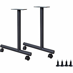 Lorell Invent Training Table Components Black C-leg Base - 2 Legs - 28.50" Height x 5" Width x 22" Depth - Training - Assembly Required - 2 / Set (LLR60801) Lorell Invent Training Table Components Black C-leg Base - 2 Legs - 28.50" Height x 5" Width x 22" Depth - Training - Assembly Required - 2 / Set (LLR60801)