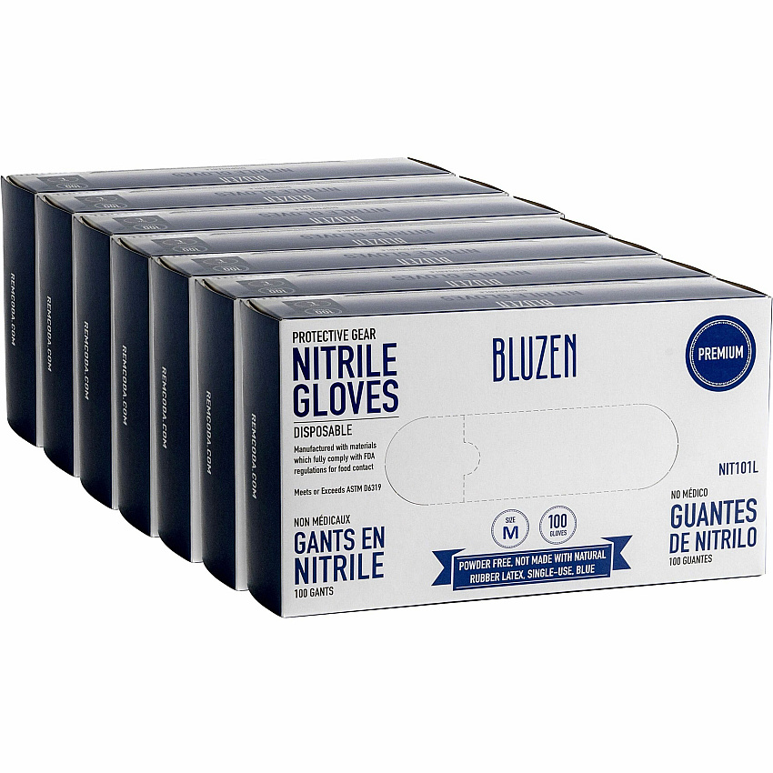 BLUZEN Disposable Nitrile Gloves (NIT101MCT)