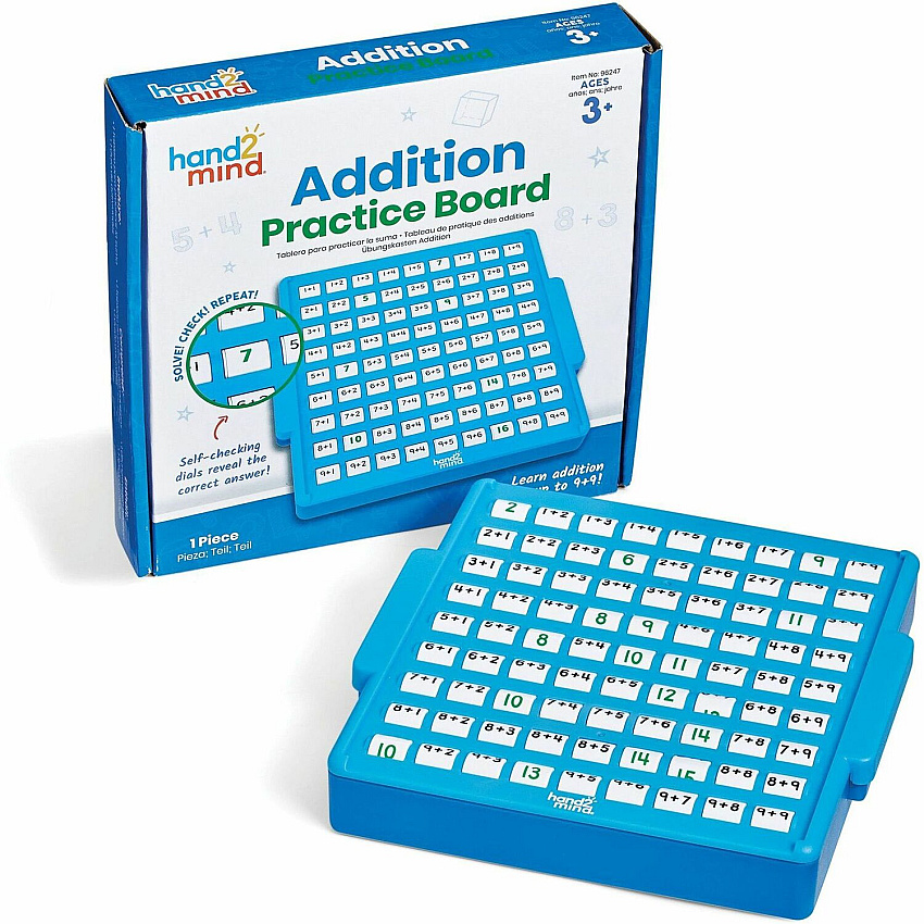 Learning Resources Addition Skills Practice Board Skill Learning: Addition, Interactive Learning - 1 Each (96247)