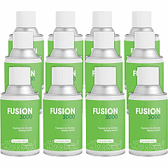 Fresh Products Fusion 3000 Metered Aerosols 6000 ft? - Cucumber Melon - 30 Day - Odor Neutralizer, VOC Compliant - 12 / Carton (MAIRCM)