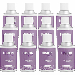 Fresh Products Fusion 3000 Metered Aerosols 6000 ft? - Morning Lavender - 30 Day - Odor Neutralizer, VOC Compliant - 12 / Carton (MAIRLV)
