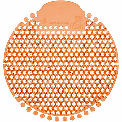 Fresh Products Wave 360 Urinal Screens Lasts upto 60 Days - Splash Reducer, Odor Control - 5 / Box - Orange (W36030MG)