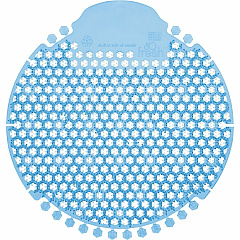 Fresh Products Wave 360 Urinal Screens Lasts upto 60 Days - Splash Reducer, Odor Control - 5 / Box - Blue (W36030CB)