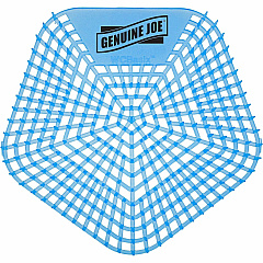 Genuine Joe Urinal Screens Lasts upto 30 Days - Dual Sided Design - 10 / Carton - Blue (GJO85189) Genuine Joe Urinal Screens Lasts upto 30 Days - Dual Sided Design - 10 / Carton - Blue (GJO85189)