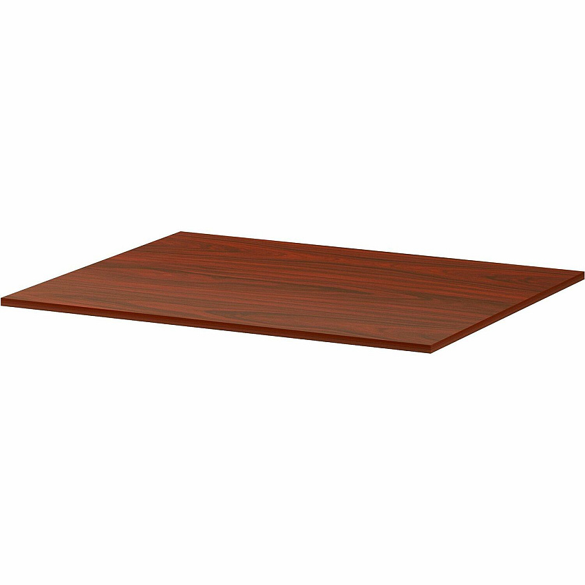 Lorell Essentials Modular Conference Tables 1" Height x 59" Width x 47" Depth - Band Edge - Mahogany Table Top - Modular, Eco-friendly - For Meeting, Office - 1 Each (LLR16320)