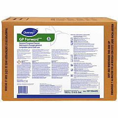 Diversey GP Forward General Purpose Cleaner For Multi Surface - Concentrate - Liquid - 640 fl oz (20 quart) - 10.7 to 12.83 pH - Citrus Scent - Recommended For: Dirt Remover, Grit Remover, Grease Remover, Soap Scum Remover - Versatile, Rinse-f (101104495)